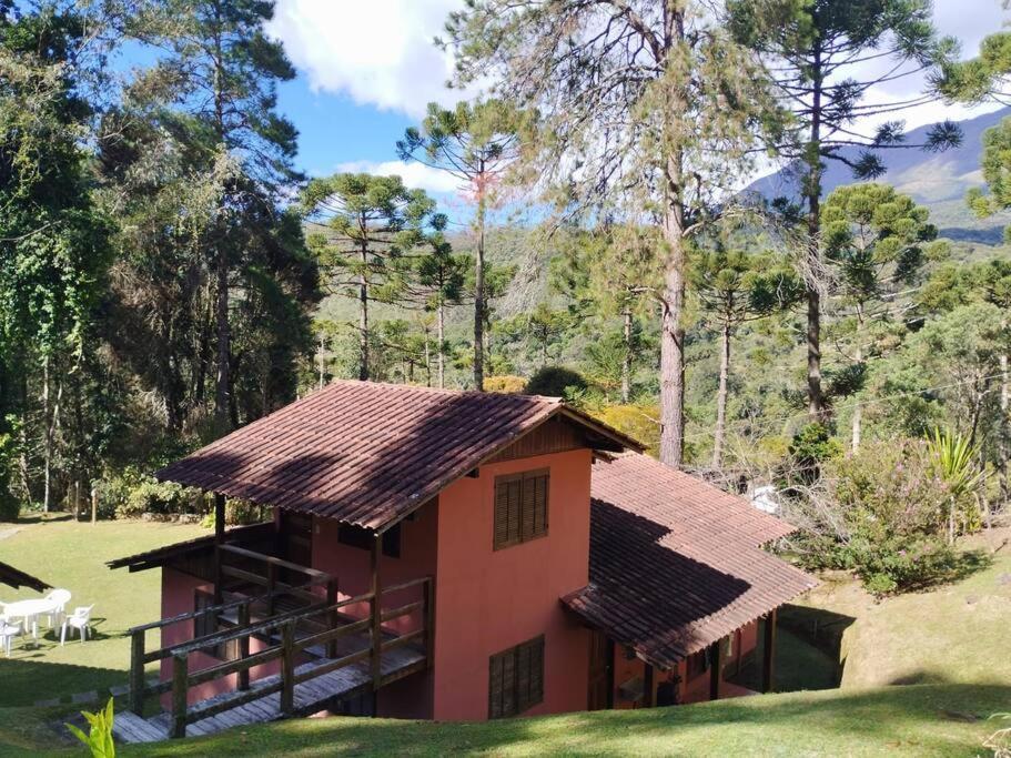 Linda Casa Em Visconde De Maua Perto Da Cachoeira Villa Buitenkant foto